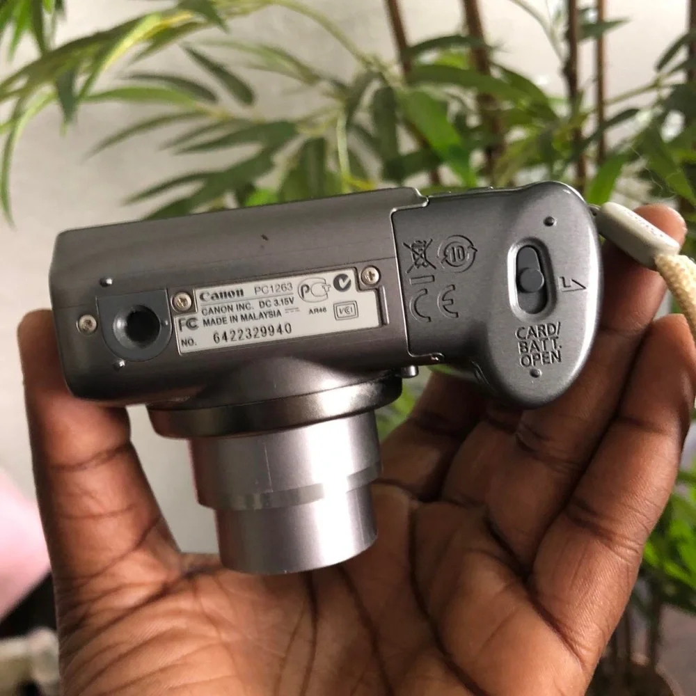 Canon PowerShot A590 IS 8 MP Digital Camera Gray Point and Shoot 4x Optical Zoom